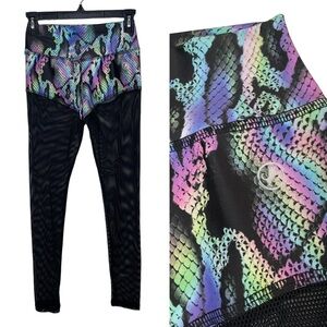 ABS2B Fitness Rainbow Python Knit Legging High Waist